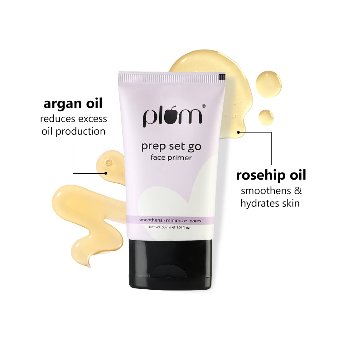 Prep Set Go Face Primer, Minimizes Pores, Weightless Formula, 100% Vegan & Cruelty Free