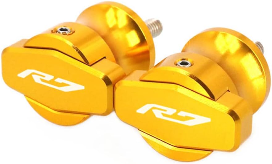 Motorcycle Swingarm Stand Spool Slider Bobbin Pair Bike Armrests Compatible with YAMAHA YZF R7 YZF-R7 2021-2022 (Titanium)