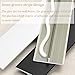 Aluminum T-Molding Floor Transition Strip for Laminate, Wood, & Carpet to Tile - Aerospace Aluminum Oxidation, Waterproof & Easy Clean, for Doorways & Uneven Floors(White,0.8in)