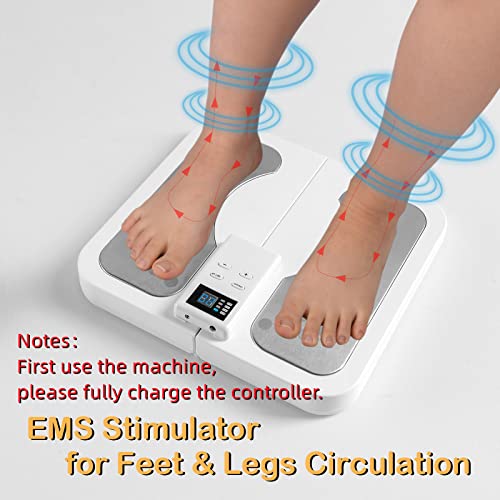 Electric Feet Massager Physiotherapeutic Device For Body Muscle Pain Relief And Neuropathy, Foot Legs Circulation Reflexology Machine For Ankles Knee And Calf #TOP5
