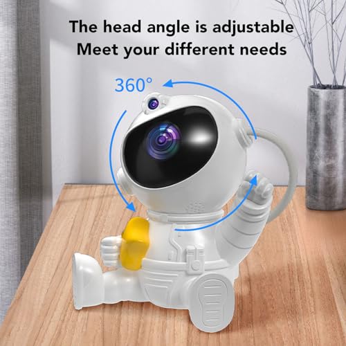 Projecteur star nébuleuse Pilipane avec rotation 360 et télécommande pour chambre - 2