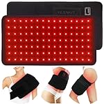 Red Light Therapy Infrared Light Therapy Pad Wearable Wrap Heating Pad for Body Pain Relief Back Waist Shoulder Knee Feet Faster Body Energy Recovery with Timer