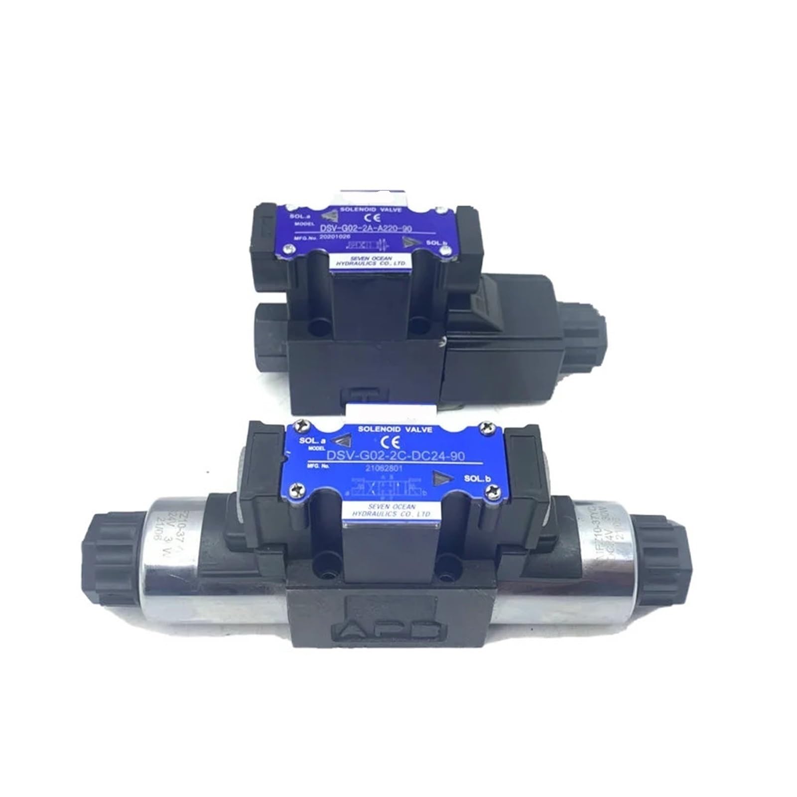 Electrovanne hydraulique DSV-G02 de haute precision pour circuit 220V