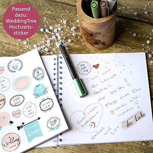 WeddingTree Guest Book Matrimonio - Elegante Libro...