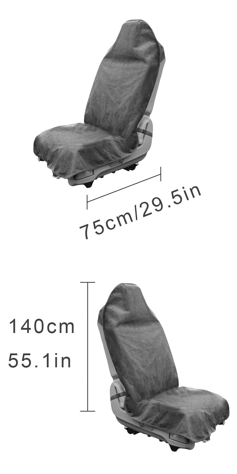 Universale Auto Impermeabile Coprisedili Anteriori,Coprisedile universale,Coprisedile per Auto universale,Coprisedile Auto,Cuscino per sedile sportivo, cuscino in asciugamano assorbente per il sudore