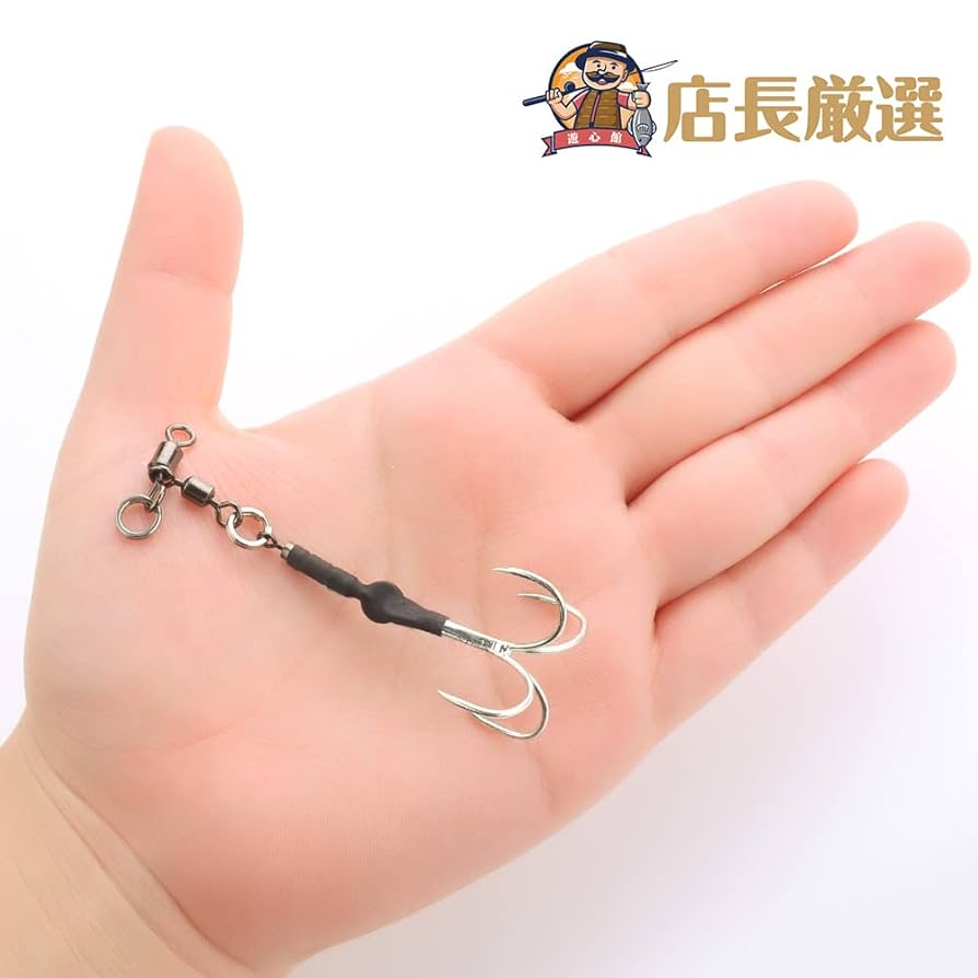 ジグ4本セット Amazon | 遊心館釣具 タチウオ ジグアシストフック 3本組（2