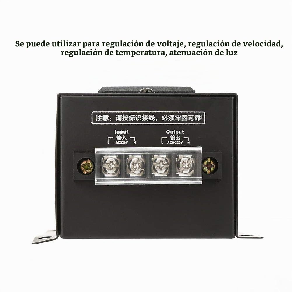 Regulador de Voltaje SCR, Walfront AC 220 V 10000 W de Alta Precisión, Regulador de Voltaje Electrónico de Tiristor, Control de Atenuación de Temperatura y Velocidad
