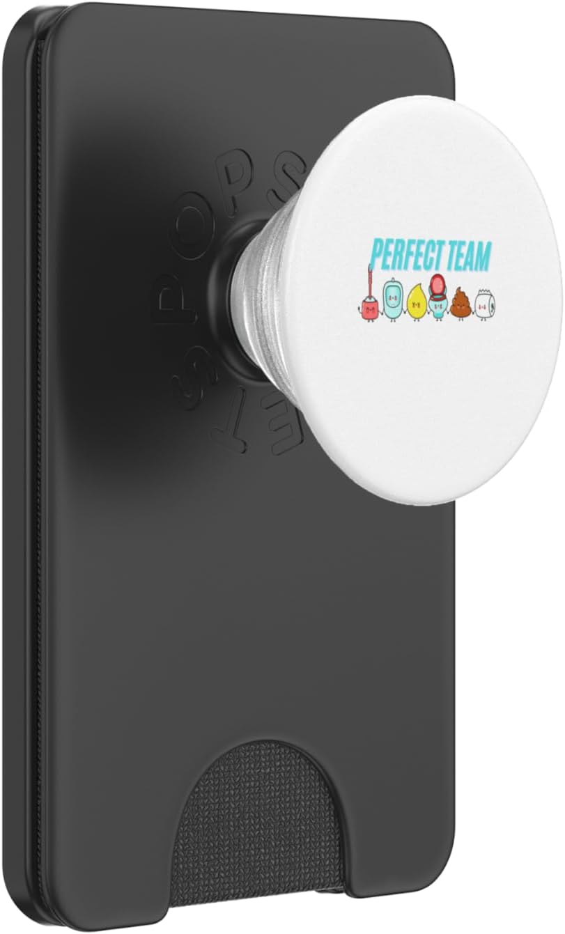 Perfect Bathroom Team - Hilarious Gift for Men PopSockets PopWallet for MagSafe