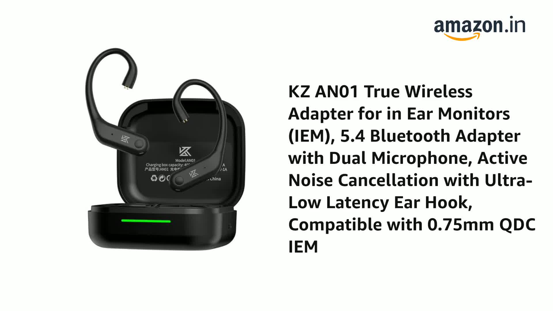 Adattatore Bluetooth KZ AN01 5.4 - Per Auricolari Cablati - ANC - LDAC - Modalità Trasparenza