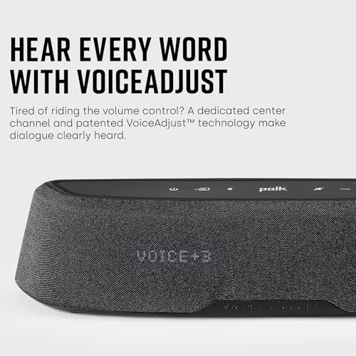 Image of Polk Audio MagniFi Mini AX Sound Bar for TV with Wireless Subwoofer, Dolby Atmos and DTS:X Certified, Polk's patented VoiceAdjust & SDA technologies, Ultra-Compact Design, Easy Setup, Black