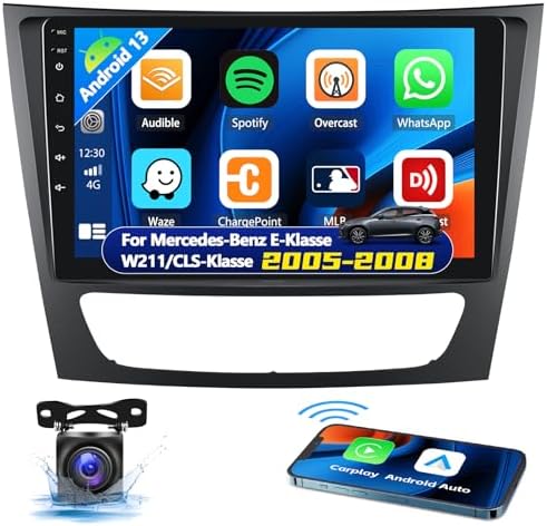 Autoradio Android 13 Per Mercedes Benz - Schermo 9 Pollici 2+64GB Con CarPlay Wireless | Modelli B Class, Vito, Sprinter