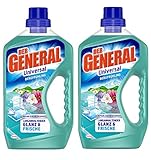 Der General Universal Bergfrühling, Allzweckreiniger, 2 x 750 ml, Universalreiniger für hygienische Sauberkeit