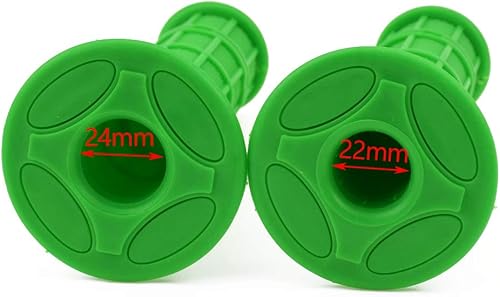 Miniatura 2 de HIAORS Empuñaduras universales de 78 pulgadas (22 mm) y 24 mm para motocicleta, compatibles con Kawasaki KX65 KX85 KX125 50cc 110cc 70cc, para