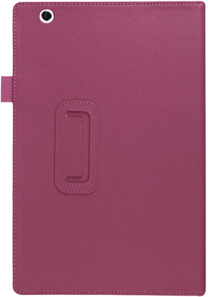 Compatible with Case for Sony Xperia Tablet Z - 10.1 inch Tablet , Ultra Slim Lightweight TPU Leather Cover Case with Stand Shockproof Rugged Case with Auto Sleep/Wake (Purple)