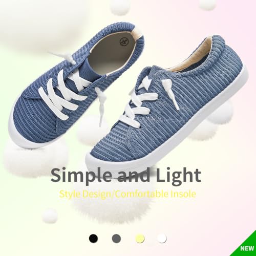Image of AISFAESㅤ Mesh Slip On Shoes Women Comfort Knit Slip On Loafer Casual Fashion Sneaker Lightweight and Breathable Walking Flats