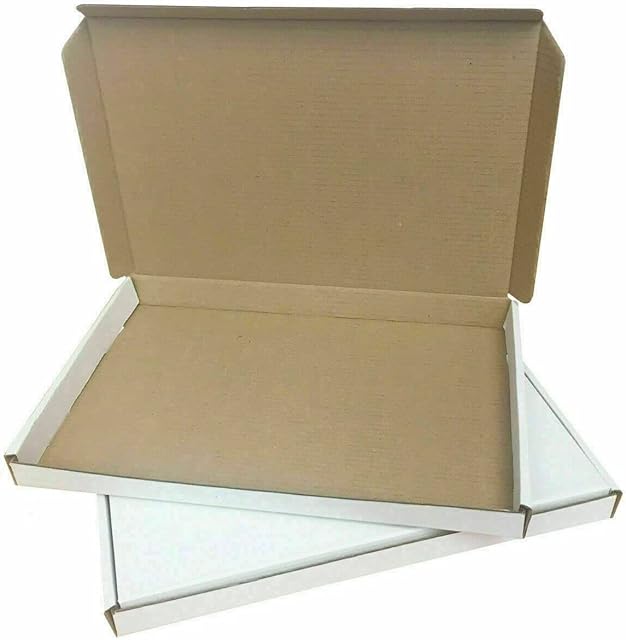 A-Z® Large Letter Postal Boxes - Letterbox Postal Boxes used for Business, Gifts, Royal Mail Service  Pip Boxes Keep your Product Safe  A4 Postal Boxes C4 Postal Boxes White - (Pack of 20)