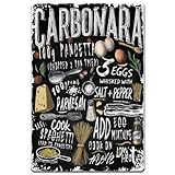 Facile À Utiliser Et Durable : Cette enseigne artistique vintage est fabriquée en fer de haute qualité, durable et résistante au délavage et à la déformation. Quatre trous pré-percés facilitent l'installation.