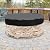 Outdoor Large Fire Pit Table Top Cover, Diameter 66.93in Built in Stone Propane Gas Fire Pit Boss Cover Round Waterproof Oxford Fabric Fire Bowl Cover Tarp for 60-64in Garden Fire Pit