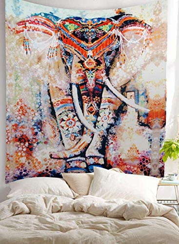 Bohemian Room Decor Hippie Boho Chic Style Gypsy Gifts Elephant Wall Hanging Tapestry Decor