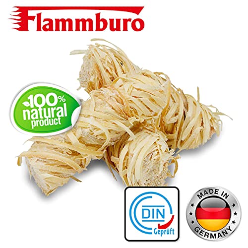 FLAMMBURO (10 kg) Öko-Anzündwolle direkt vom Hersteller, Holzwolle, zertifizierter Holz-Ursprung, FSC®-zertifiziertes… - Image 3