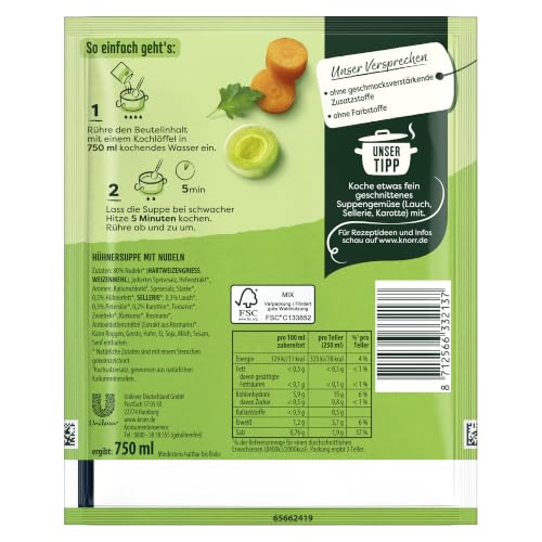 Knorr Suppenliebe Hühnersuppe 3 Teller
