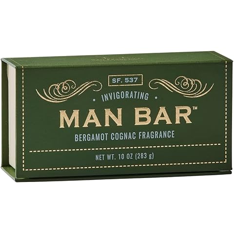 San Francisco Soap Company Bergamot Cognac Man Bar Cover