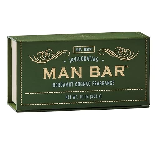 San Francisco Soap Company Bergamot and Cognac Fragrance Man Bar