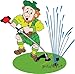 Sprinkler-Guard by GRASSHOLE - Patented Design Donut-Style Lawn Sprinkler Head Guard Protector to Prevent Damage from Mowers & Trimmers - Veteran Owned & Made in USA, 5 Pack
