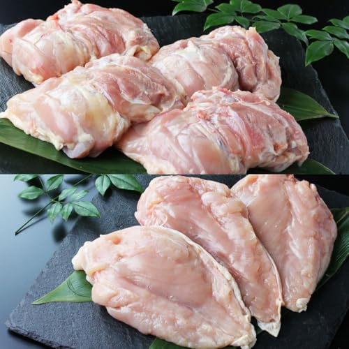 「水郷どり」もも肉1kg・胸肉1kg合計2kgセット/鶏肉専門店「水郷のとりやさん」