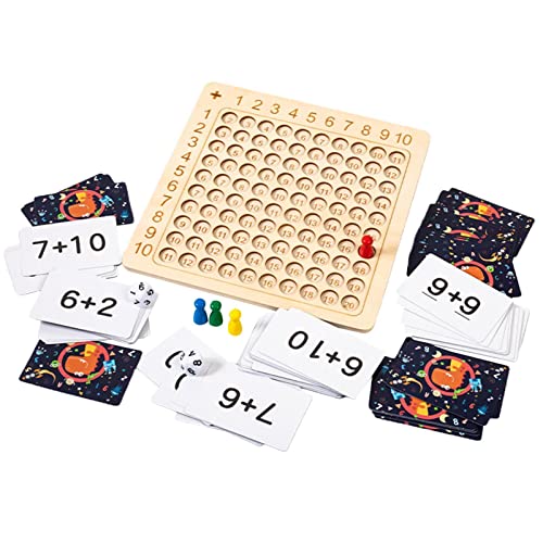 weisha Jeu de Table d'addition,Tableau d'addition Jeu de Tableau d'addition | Soulagement du Stress Fidgets Apprentissage Jeu Jouet pour Créer des Types De Manipulations Mathématiques Plus Faciles Cover