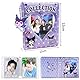 Fotokartenhalter,Mini Fotoalbum 3 Zoll,Photocard Binder,40 Taschen Photocard Holder,Photocard ID Holder,Niedlich Heart Hollow Binder with Lovely Pendant for Photo Collection（Lila）