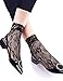 Vero Monte 4 Pairs Womens Hollow Out Lace Fishnet Ankle Socks -Mothers Day Gifts