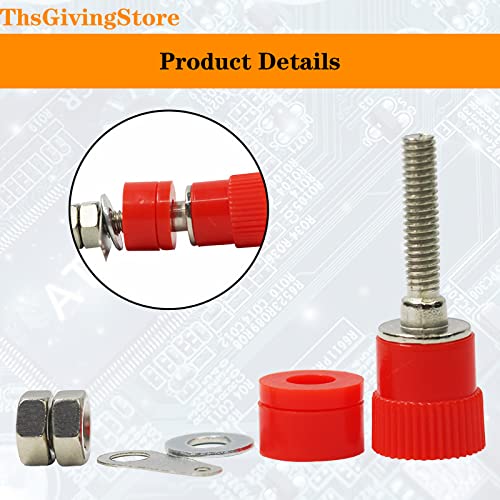 Image of 20 PCS Binding Posts Terminal, Socket Binding Post Female Socket Jack for 4mm Banana Plug Connector, Binding Post for Electronic Test Equipment(5 Color)