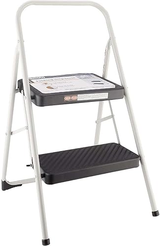 Miniatura 6 de Cosco 11-135WBL Taburete de acero de dos pasos blanco