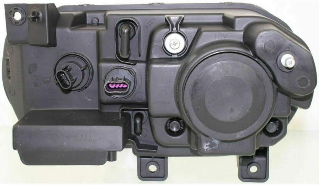 CarLights360 For Dodge Challenger Headlight 2008-2014 Passenger Side | HID Type | Replacement For CH2503219