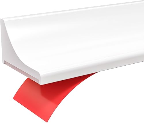 Barrera de agua plegable de 39 pulgadas, barrera de agua de silicona autoadhesiva, impermeable, para el espacio entre la ducha, la cocina, el