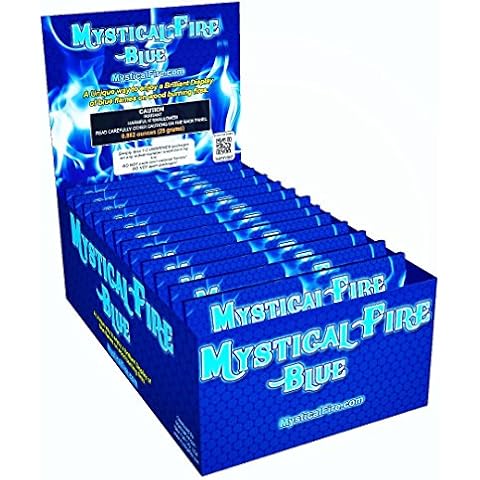 Mystical Fire Blue Campfire Fireplace Colorant Packets (50 Pack, Mystical Fire Blue) Cover