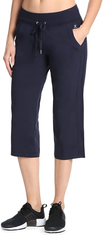 Danskin Womens Drawcord Crop Pant