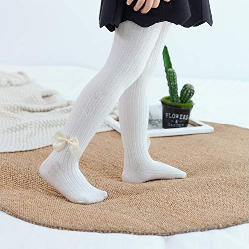Actlati 2-8T Girls Tights Toddler Knit Cotton Leggings 3 Pairs Of Baby Girl Stockings Girls Winter Pantyhose Pants #TOP2