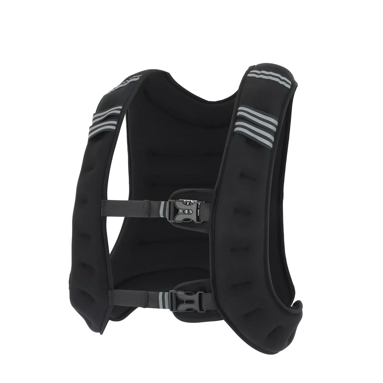 for 15 lbs Weighted Vest with Reflective Stripe Ideal for Fitness Enthusiasts