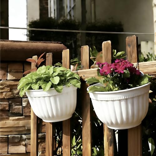 Pots de fleurs suspendus muraux en résine pour potager vertical de cuisine
