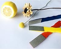 Vista 6 de Kit de afilador de cuchillos de mano plana con código de color de diamante, 3Grits #220,400,600, 3