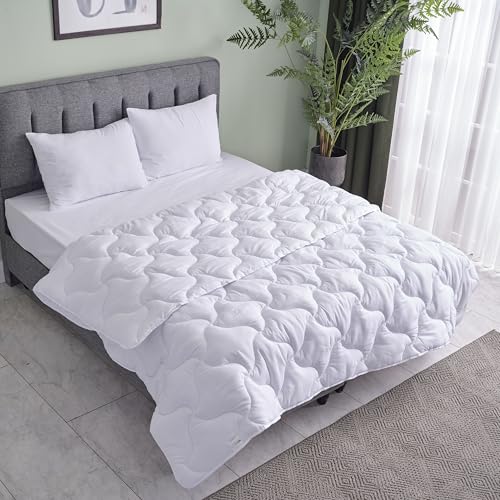 Edredón de microfibra de 300 g/m² transpirable para cama de 135x200 cm 3