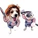 XehCaol Chucky Hundekostüme für Hunde Wig and Knife,Lustige Chucky Hundekleidung Puppe Halloween Cosplay Kostüm (S)