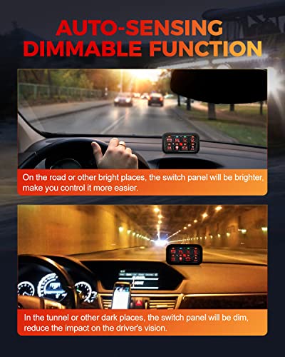 Auxpower Rgb 8 Gang Switch Panel Toggle Momentary Pulsed Switch Pod Multi-Function Off Road Programmable Switch Dimmable Circuit Control Relay System For Car Truck Atv Camper Maxswitch Waterproof #TOP3