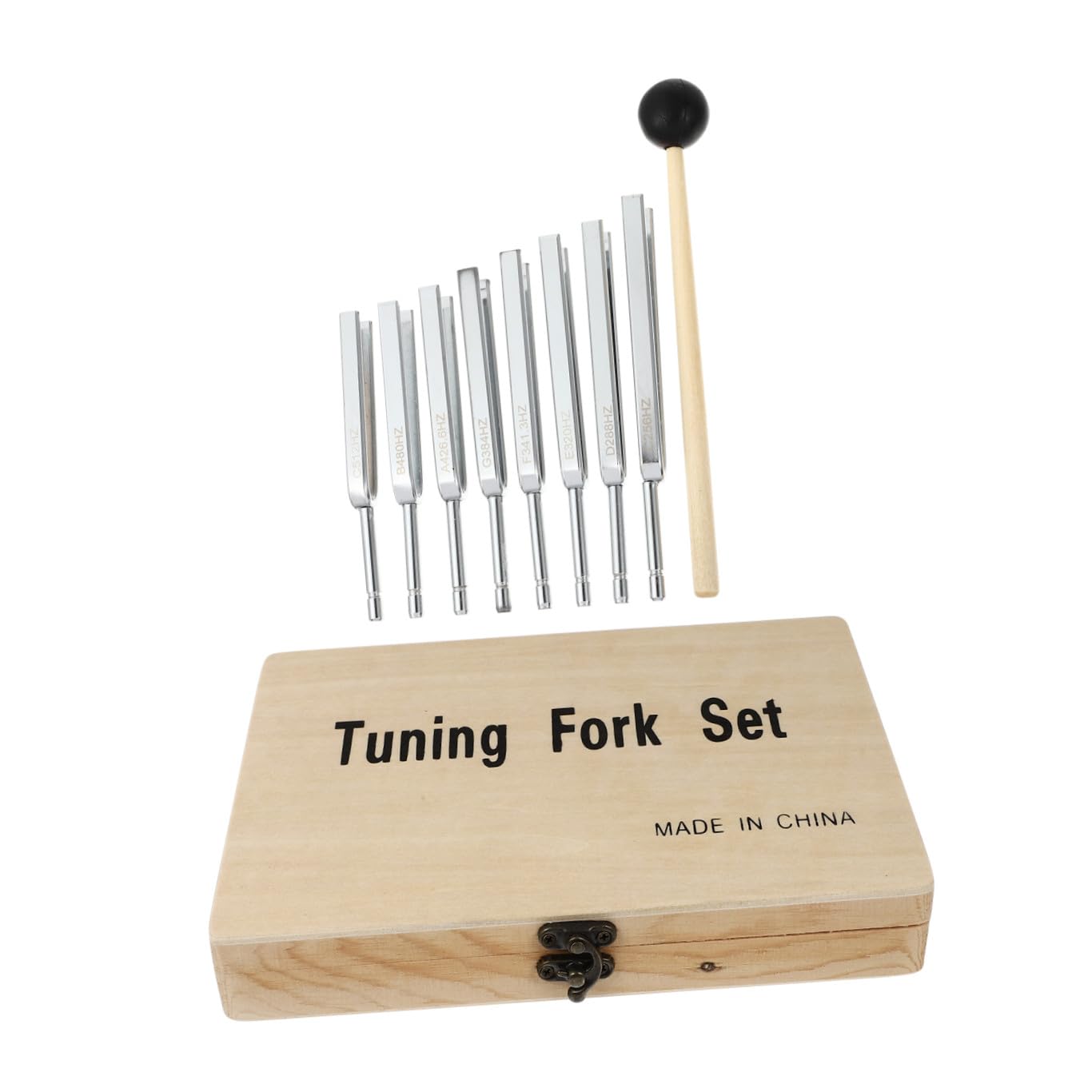 Healifty Stimmgabel aus Aluminium 8 Stück für Violine Gitarre Musikinstrumente Professionelles Stimmgerät Langlebig Präzise Klangstimmung
