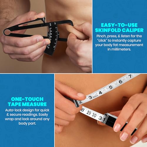 MEDca Body Fat Caliper and Tape