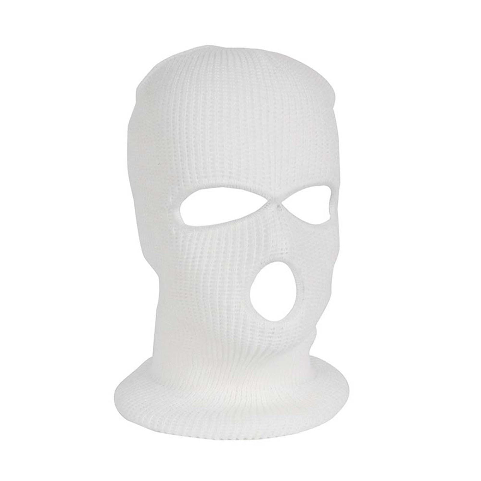 2 Housses Appuie-Tête Voiture Amusantes - Masque Facial - Blanc - Déco Intérieure