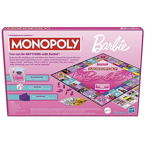 Monopoly: Barbie Edition juego de mesa miniatura 2