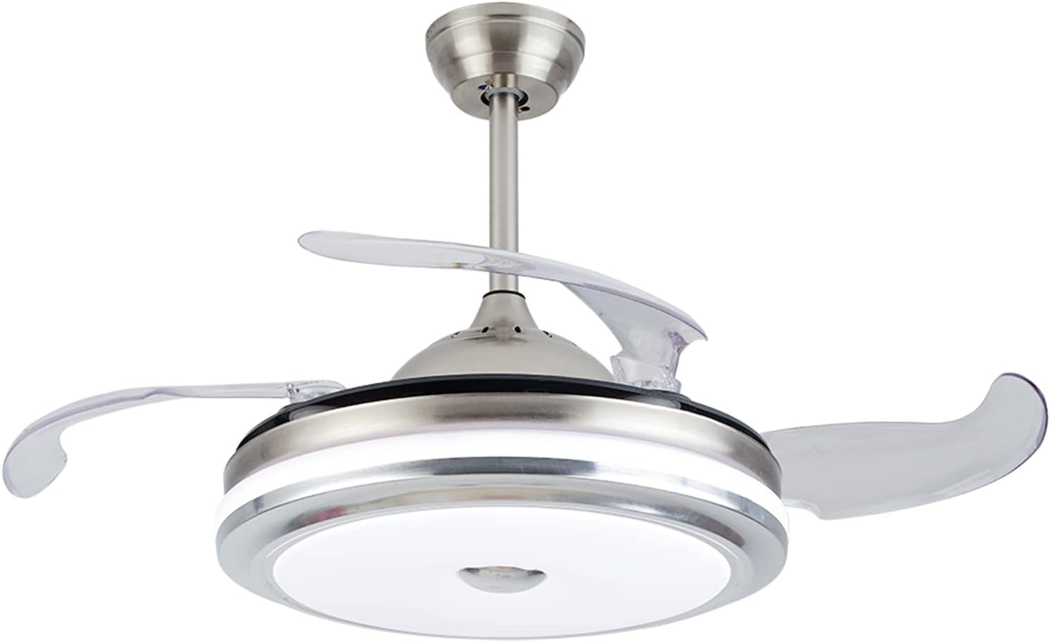 Kathring LED Ceiling Fan Light, 42" Retractable Blades Ceiling Fan